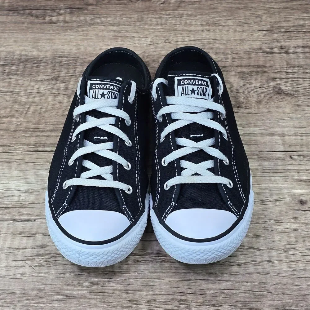 Converse Chuck Taylor All Star Dainty Mule Slip Women's Size 8 Black White Shoes
